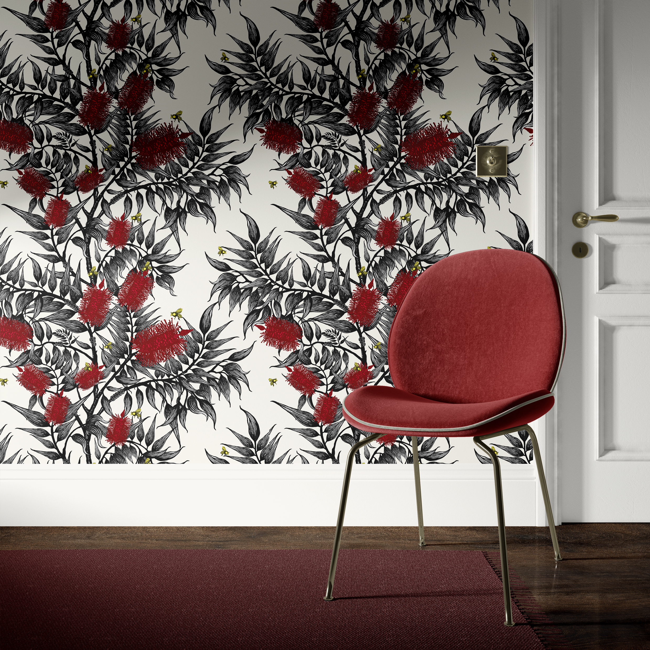 Beautiful fabric and wallpaper suitable for residential and commercial interiors.