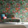 Interior-Scene-featuring-Tropicana-Wallpaper-with-mint-green-ground